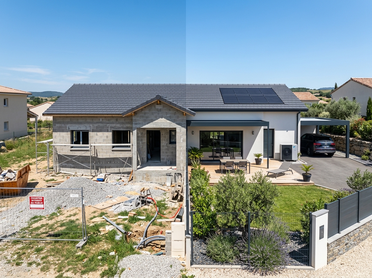 Comparatif Villa Plain-Pied vendue En l'État (Hors d'eau Hors d'air) ou Clé en Main Terminée à Tarbes